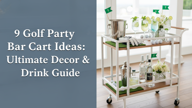 9 Golf Party Bar Cart Ideas: Ultimate Decor &Amp; Drink Guide 9 Golf Party Bar Cart Ideas: Ultimate Decor &Amp; Drink Guide