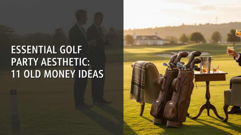 Essential Golf Party Aesthetic: 11 Old Money Ideas [Year]