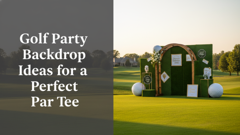 Golf Party Backdrop Ideas For A Perfect Par Tee In [Year]