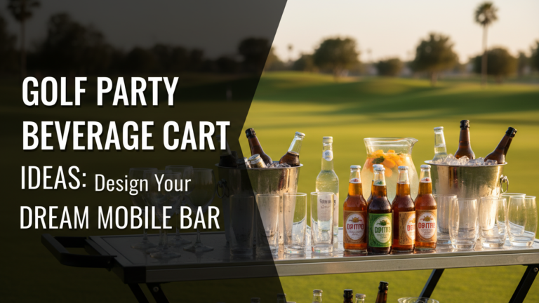 Golf Party Beverage Cart Ideas: Design Your Dream Mobile Bar Golf Party Beverage Cart Ideas: Design Your Dream Mobile Bar