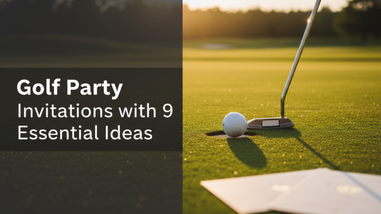 Golf Party Invitations With 9 Essential Ideas For [Year]