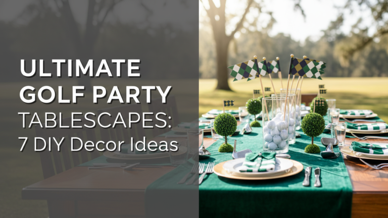 Ultimate Golf Party Tablescapes: 7 Diy Decor Ideas [Year]
