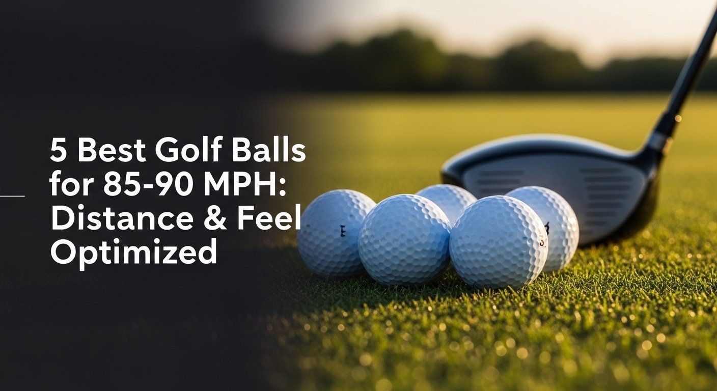 5 Best Golf Balls For 85-90 MPH: Distance & Feel Optimized 2026