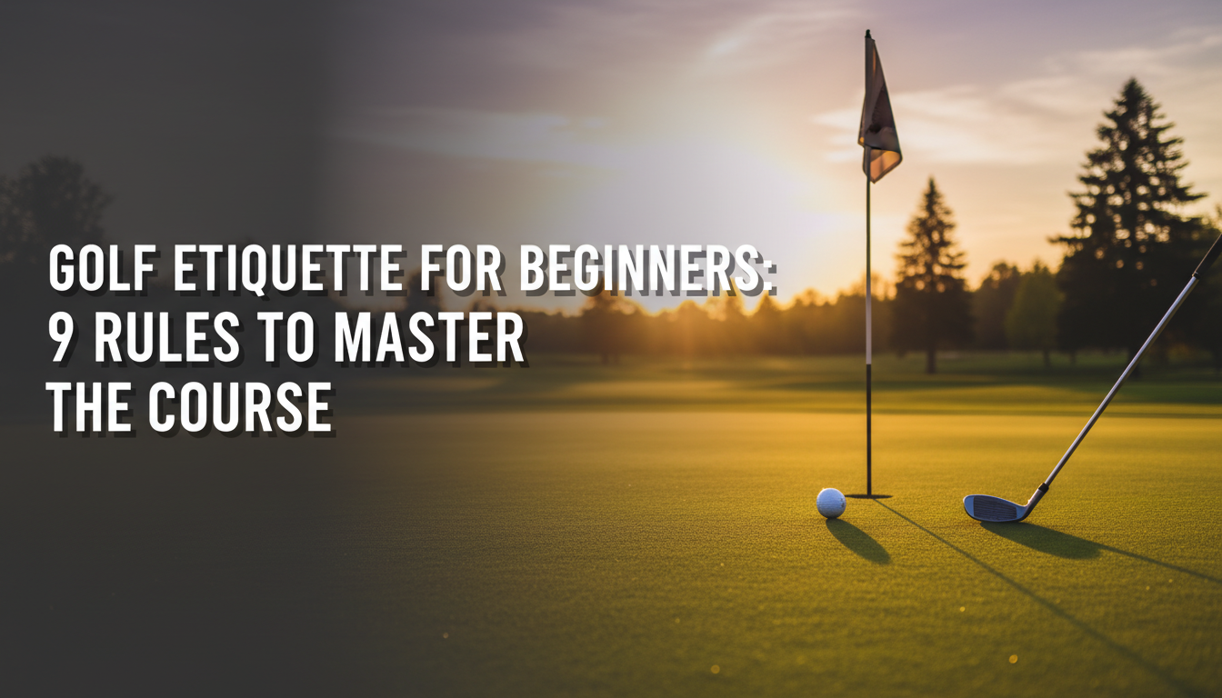 Golf Etiquette For Beginners: 9 Rules To Master The Course In 2026