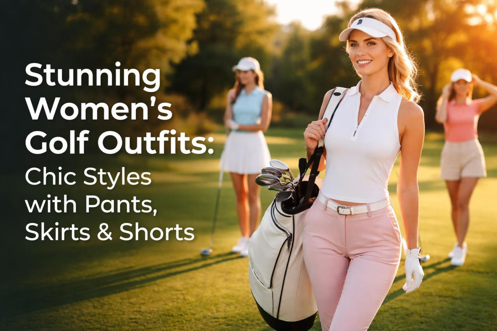 Stunning Women's Golf Outfits Chic Styles With Pants, Skirts & Shorts — free download