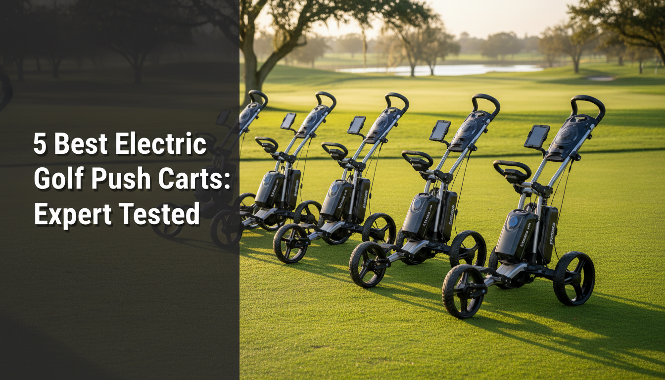 5 Best Electric Golf Push Carts In 2026 Expert Tested 5 Best Electric Golf Push Carts In 2026 Expert Tested