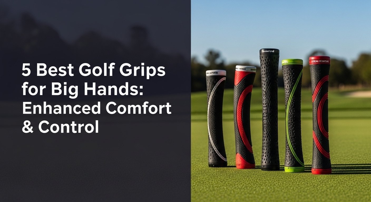 5 Best Golf Grips For Big Hands: Enhanced Comfort & Control