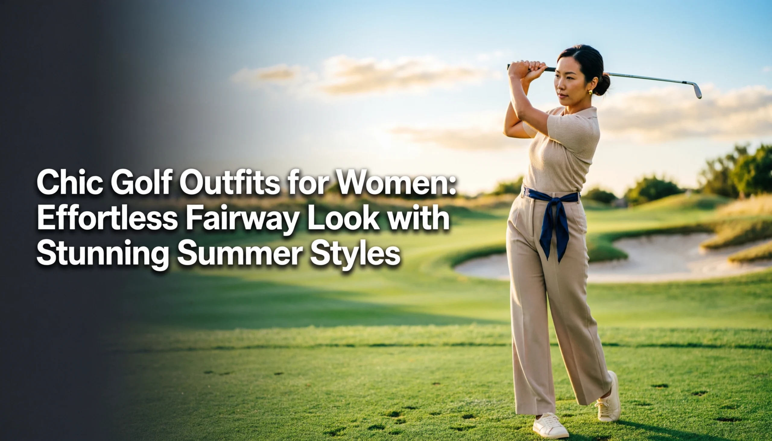 Chic Golf Outfits For Women: Effortless Fairway Look With Stunning ...