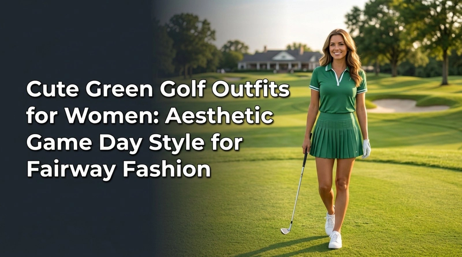 Cute Green Golf Outfits For Women: Aesthetic Game Day Style For Fairway ...