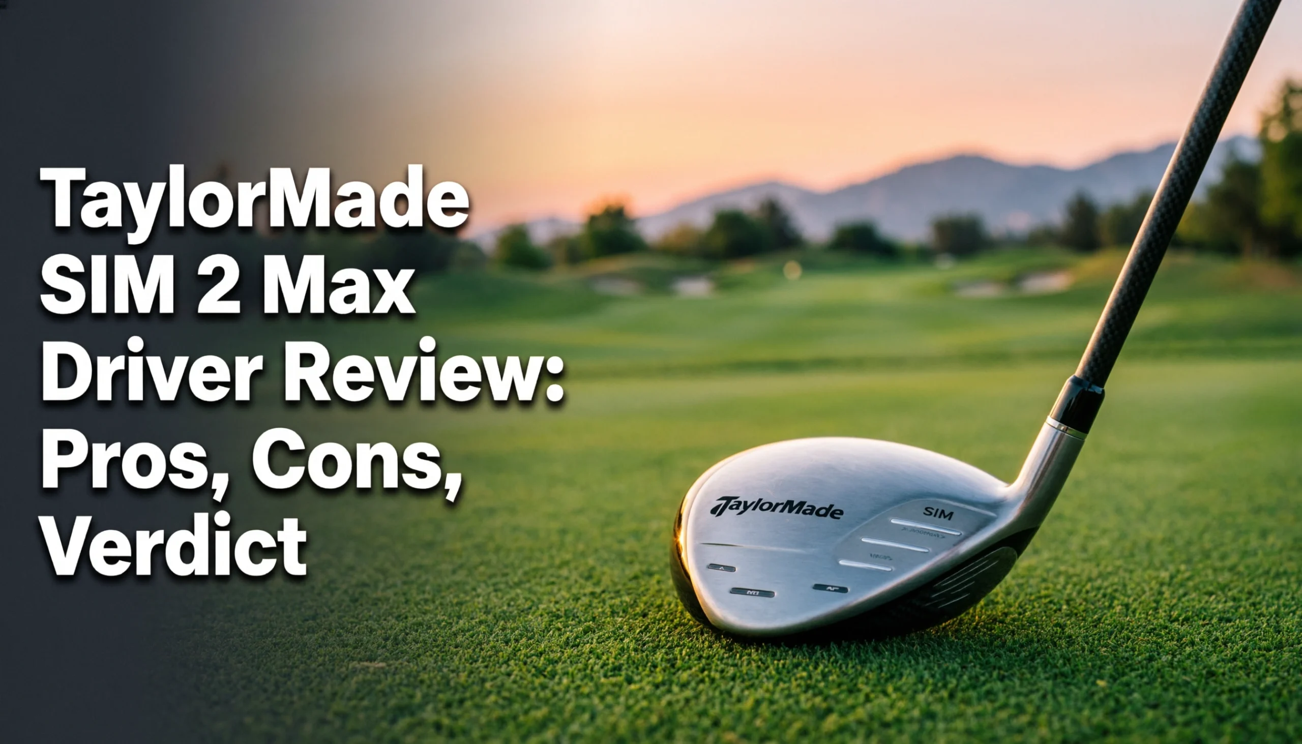 TaylorMade SIM 2 Max Driver Review: Pros, Cons, Verdict